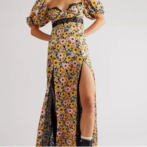 For Love and Lemons Silvia Floral Maxi Dress (Small)